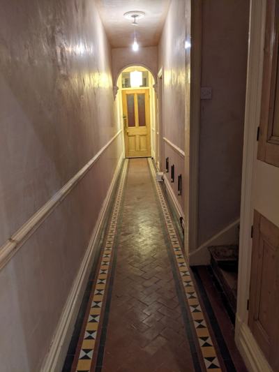 Dado rail and hallway restoration