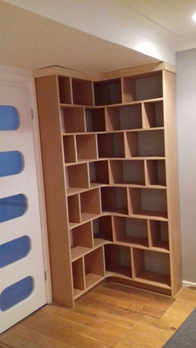 'Oz' shelves in living room