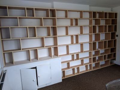 'Oz' shelves fitted