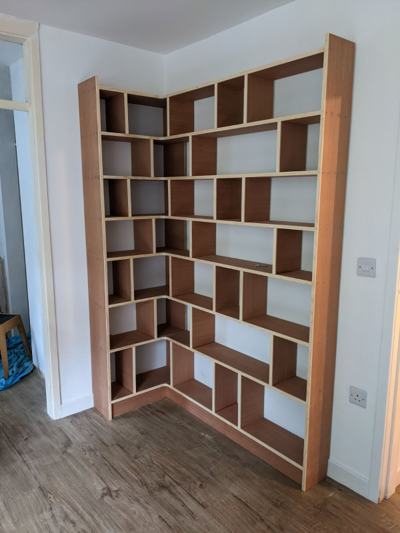 'Oz' shelves in room