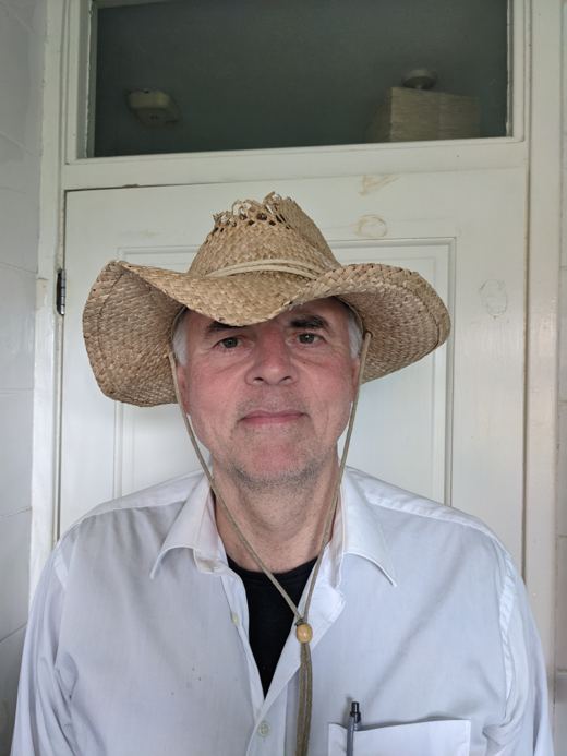 Oz the Carpenter assembling shelving